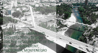 urban and architectural design riverfront podgorica montenegro